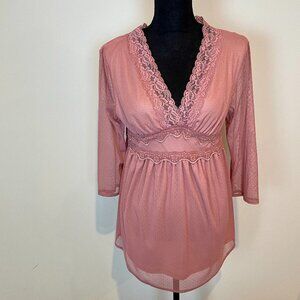 Suzanne Betro Pink Women's Top Size L